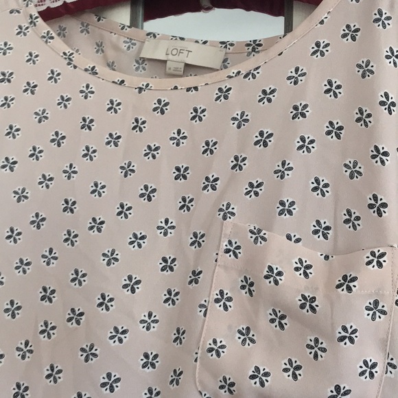 LOFT Blush blouse long sleeved - Picture 3 of 4